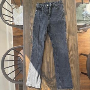 H&M Women's Boot Cut Jeans - Dark Gray